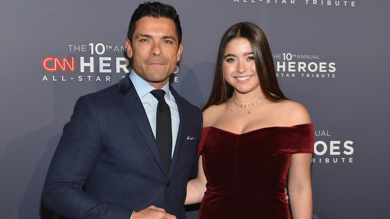 Mark Consuelos and Lola Consuelos