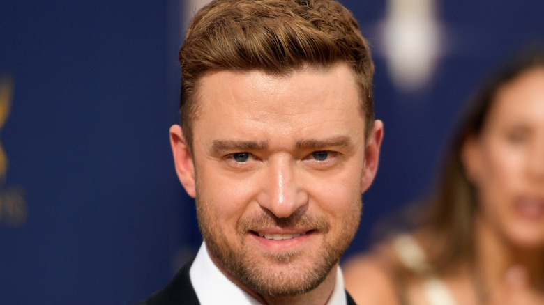 Justin Timberlake smiling at an event