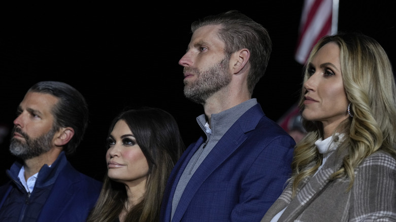 Trump children at rally