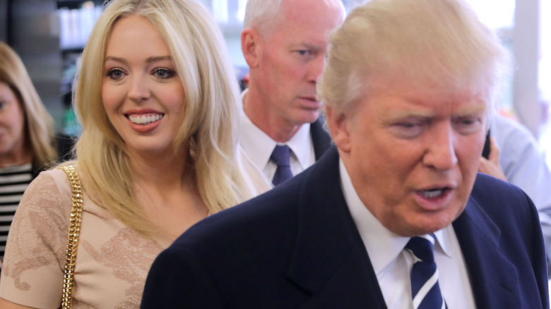 Donald Trump and Tiffany Trump together