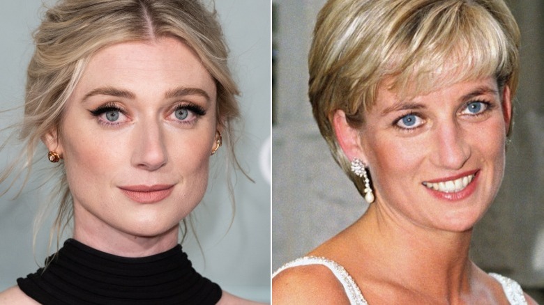 Elizabeth Debicki and Princess Diana