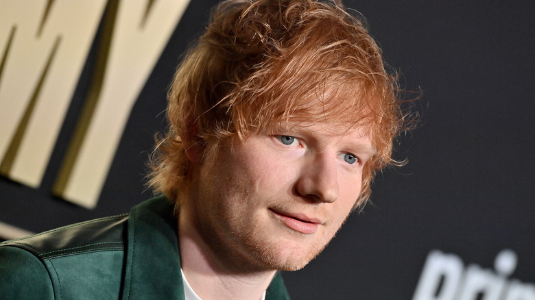 Ed Sheeran posing