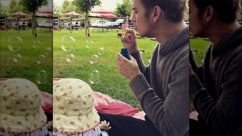 Hayden Christensen with daughter Briar Rose