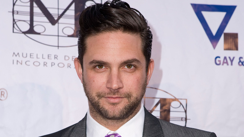 Brandon Barash on the red carpet. 