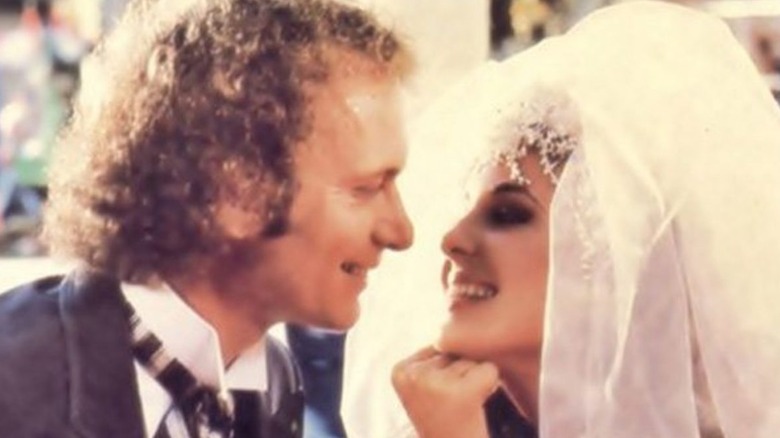 Luke and Laura kiss on their wedding day