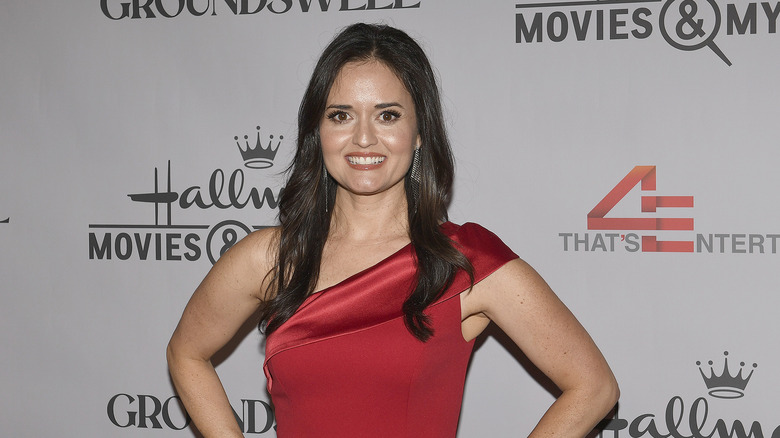 Danica McKellar grinning