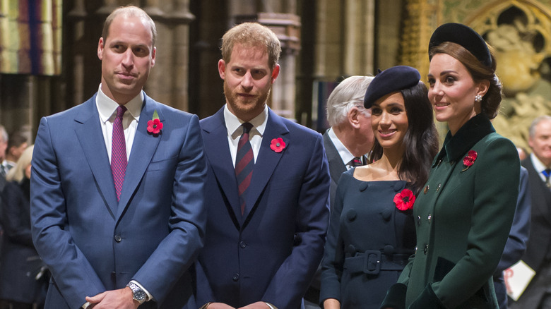 Kate Middleton, Prince William, Prince Harry, Meghan Markle