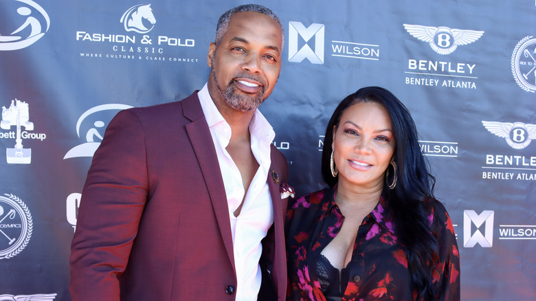 Mike Jackson and Egypt Sherrod smiling together