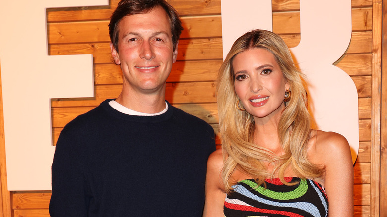 Jared Kushner and Ivanka Trump pose for photo together