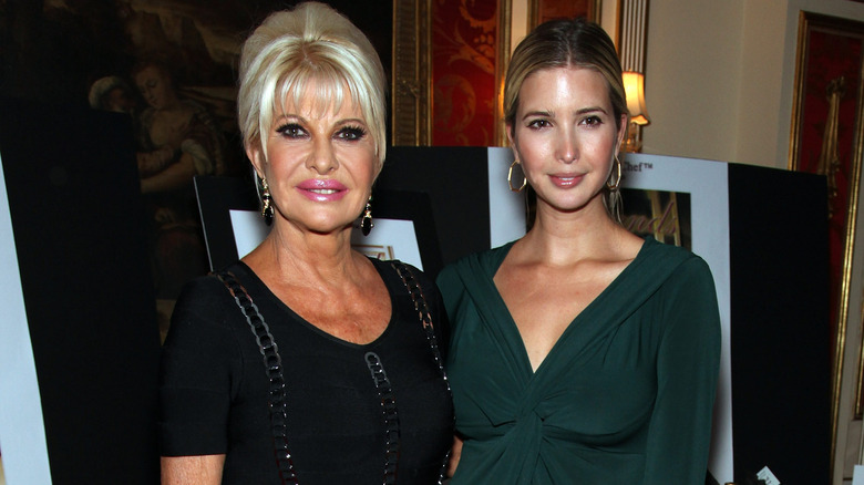 Ivana Trump and Ivanka Trump smiling