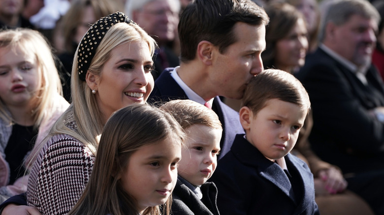 Jared Kushner, Ivanka Trump, and their 3 children