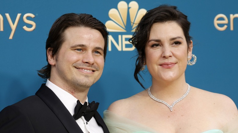 Jason Ritter Melanie Lynskey at event