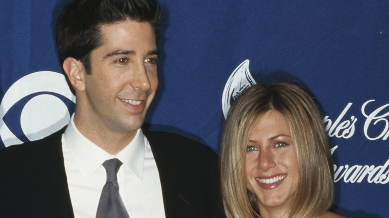 David Schwimmer and Jennifer Aniston