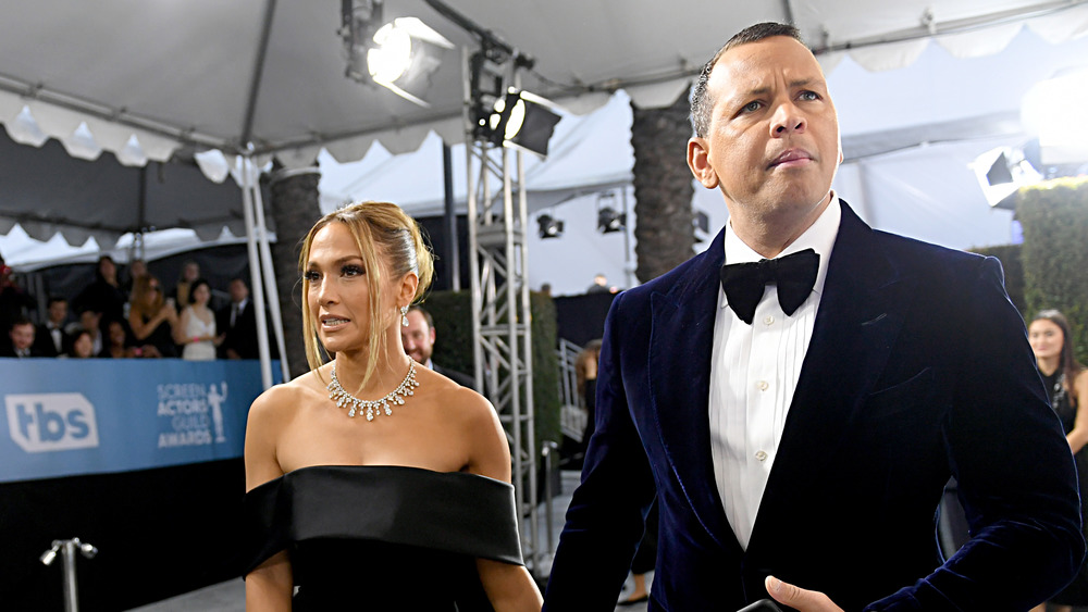 Jennifer Lopez and Alex Rodriguez attend event together
