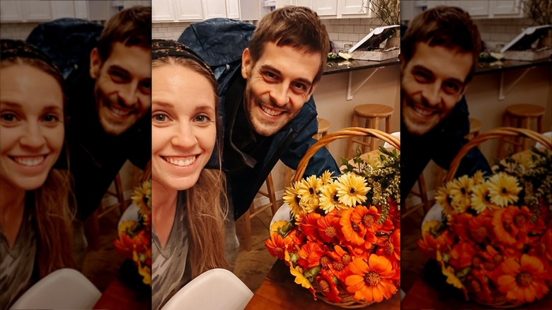 Jill Duggar Dillard and Derick Dillard smiling