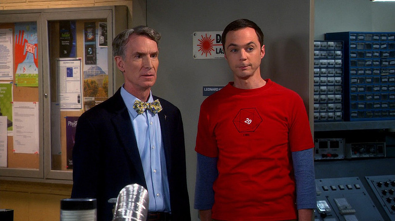 The Big Bang Theory's Sheldon with Bill Nye the Science Guy