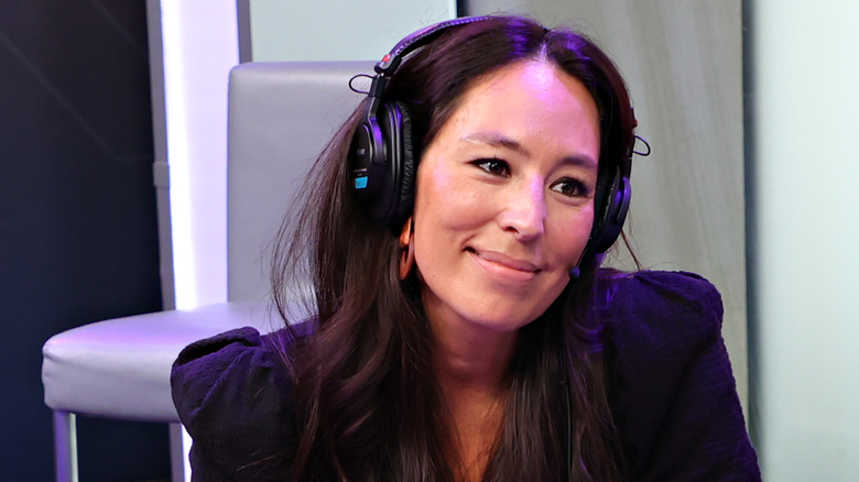 Joanna Gaines smiling during an interview