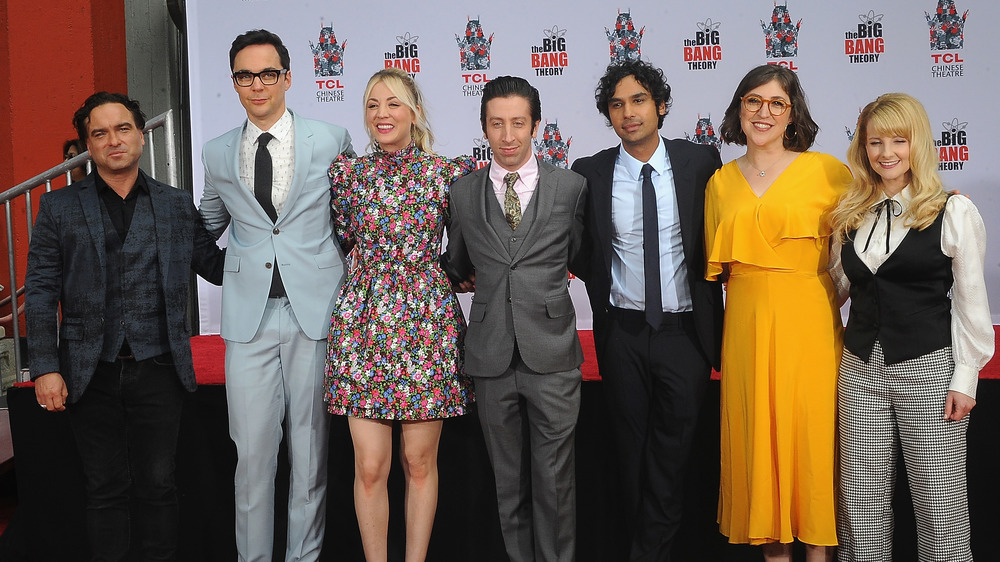 Big Bang Theory cast posing