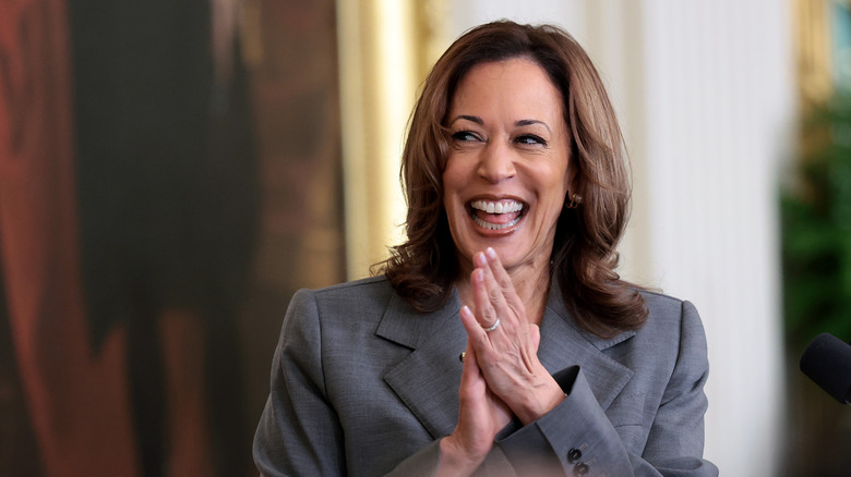 Kamala Harris laughing