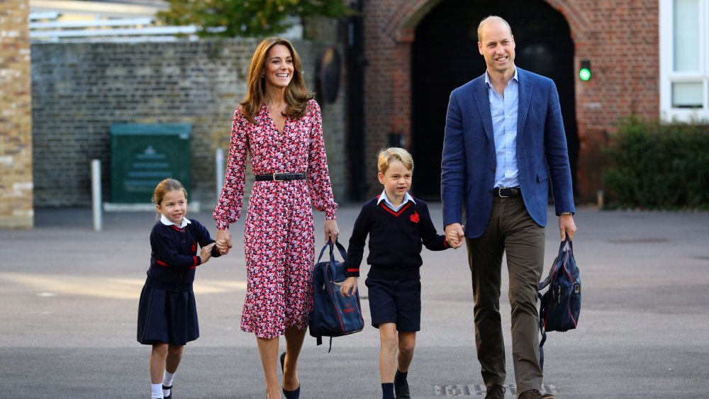 Kate Middleton, Prince William, Princess Charlotte, and Prince George