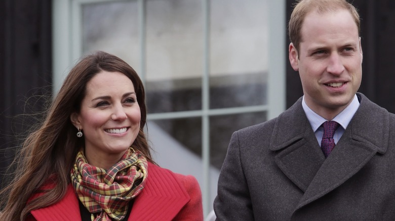 Kate Middleton and Prince William smiling