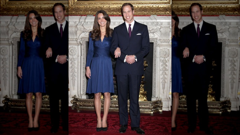 Kate Middleton and Prince William engagement photo 