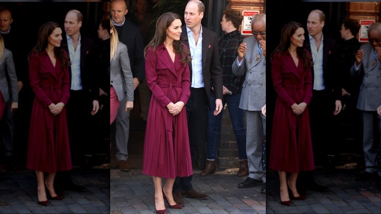 Kate Middleton with Prince William