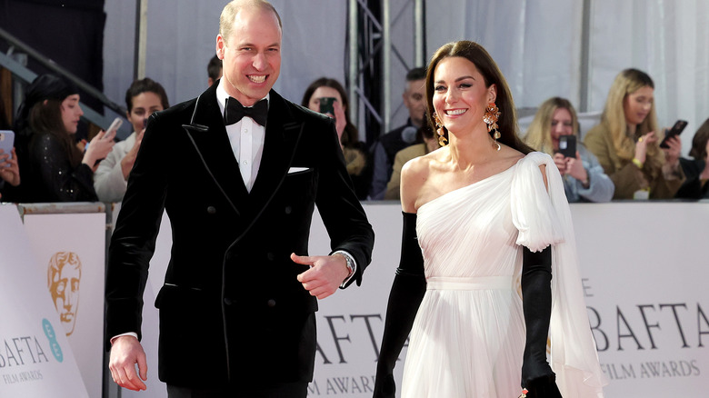 Kate Middleton and Prince William at BAFTAs