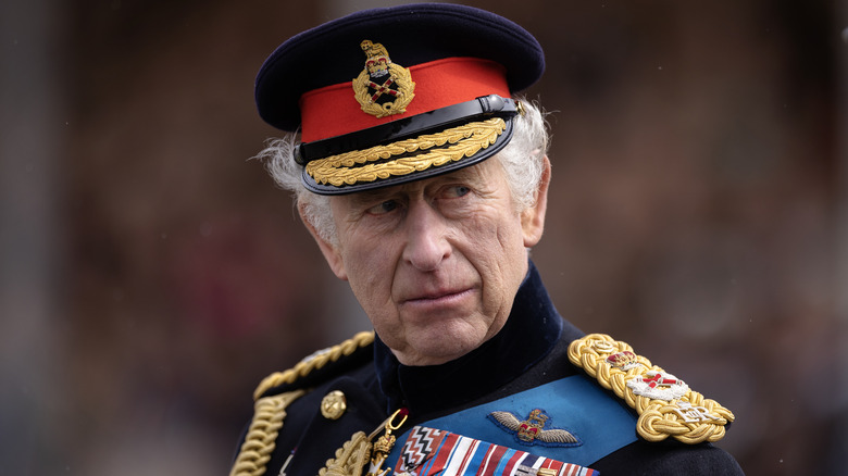 Charles at Sandhurst in 2023 