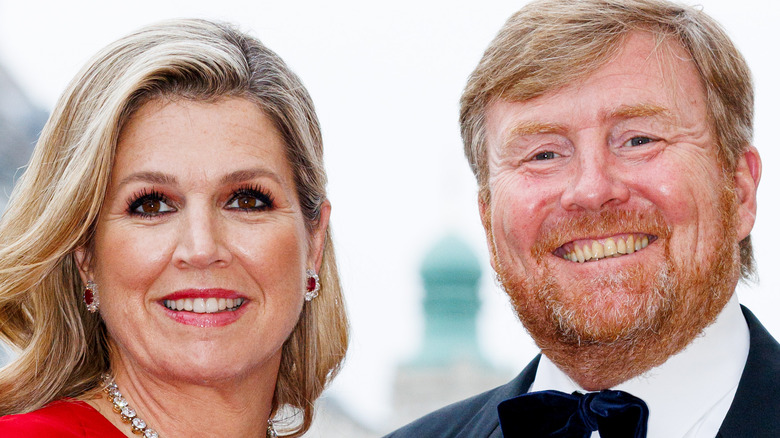 Queen Máxima and King Willem-Alexander on the red carpet