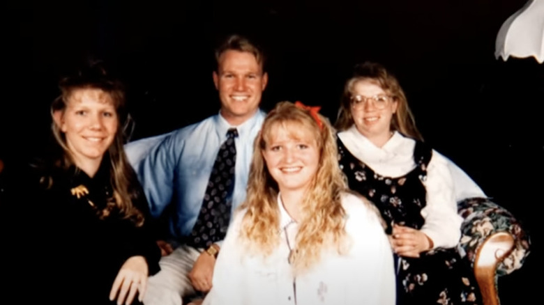 Meri, Kody, Christine, and Janelle Brown smiling