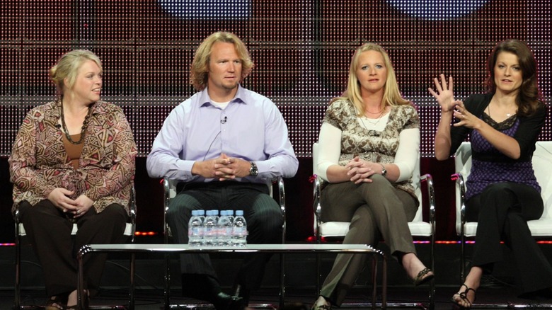 The polygamist Brown family together