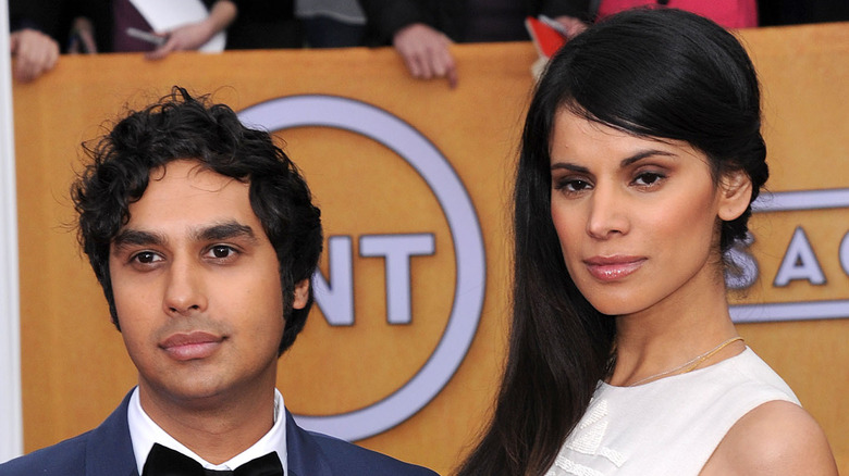 Kunal Nayyar and Neha Kapur at the SAG Awards 