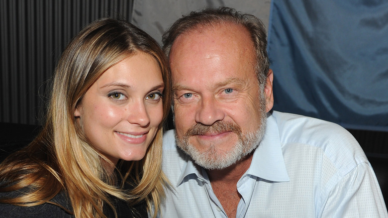 Spencer and Kelsey Grammer snuggling up