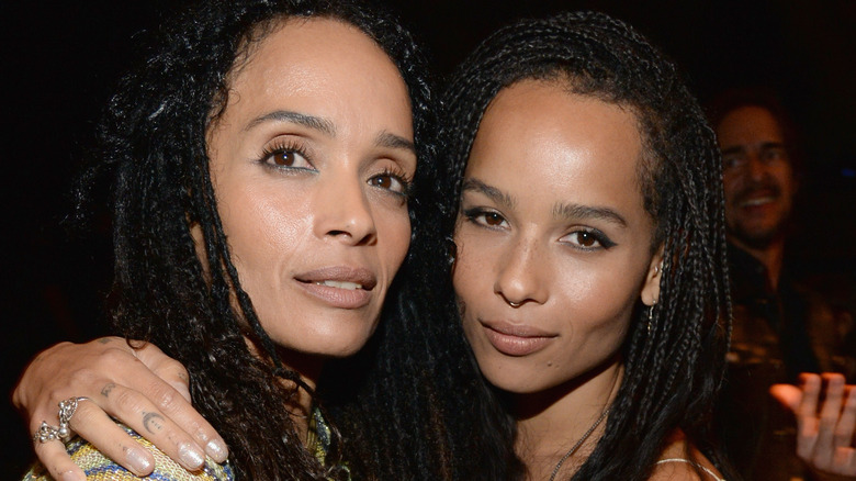 Lisa Bonet and Zoë Kravitz at an event