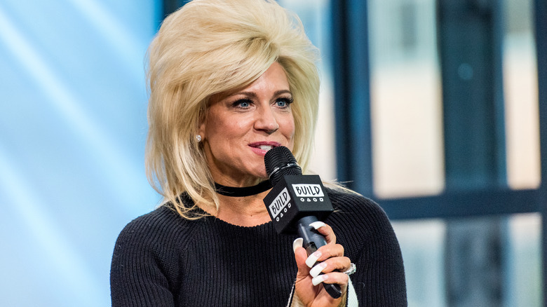 Theresa Caputo talking at event