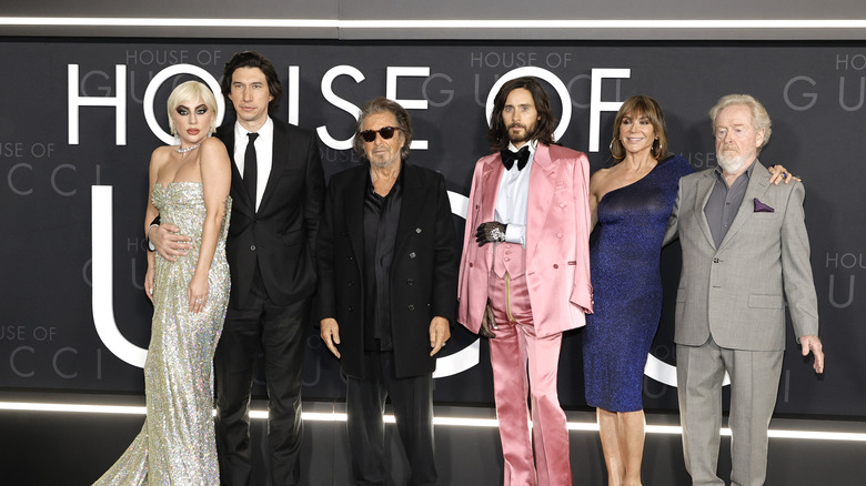 The glamorous cast and crew of "House of Gucci"