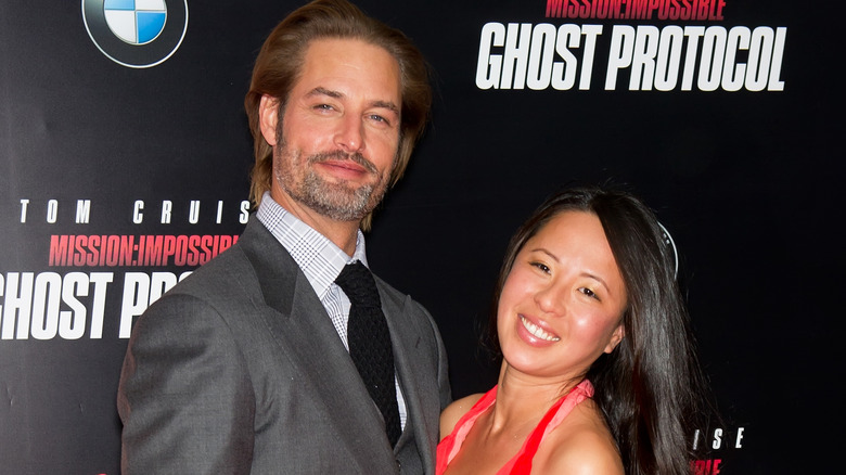 Josh Holloway and Yessica Kumala at Mission Impossible premiere