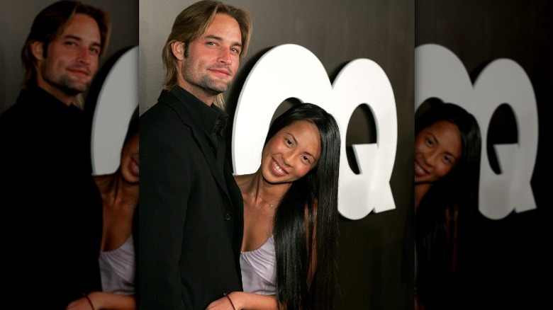 Josh Holloway and Yessica Kumala smiling