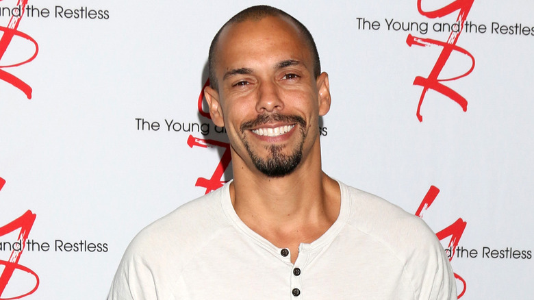 Bryton James smiling 