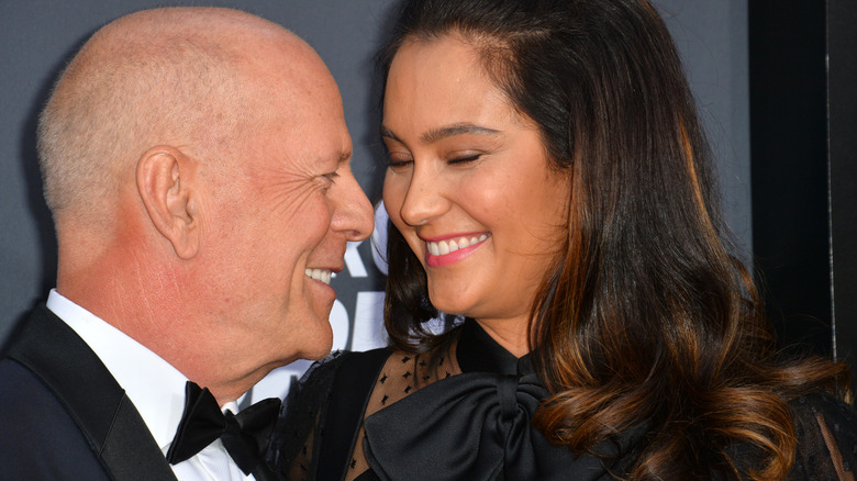 Bruce Willis and Emma Heming