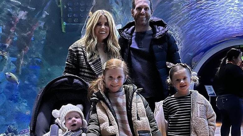 The McGee family at the aquarium