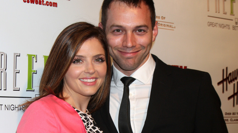 Jen Lilley and husband Jason Wayne at the ESPYs aftershow