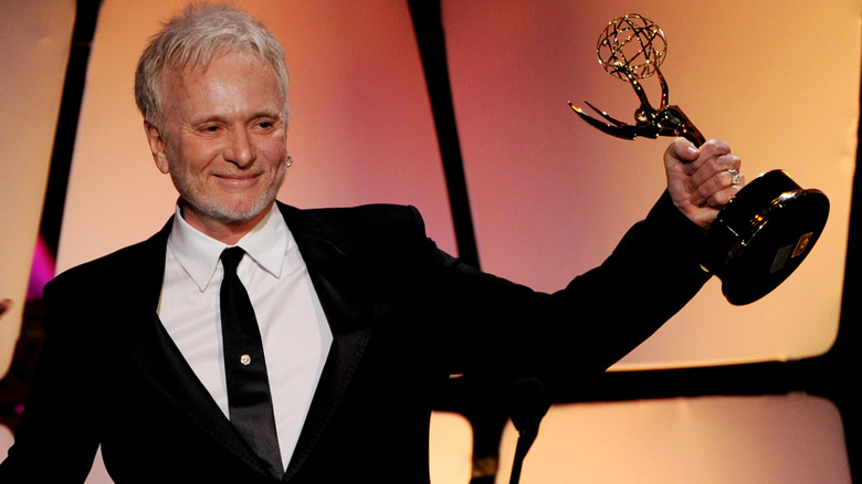 Anthony Geary holding 2012 Emmy