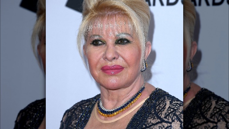 Ivana Trump posing at an event