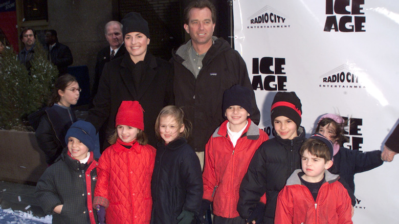 Robert Kennedy Jr. with wife Mary and children 