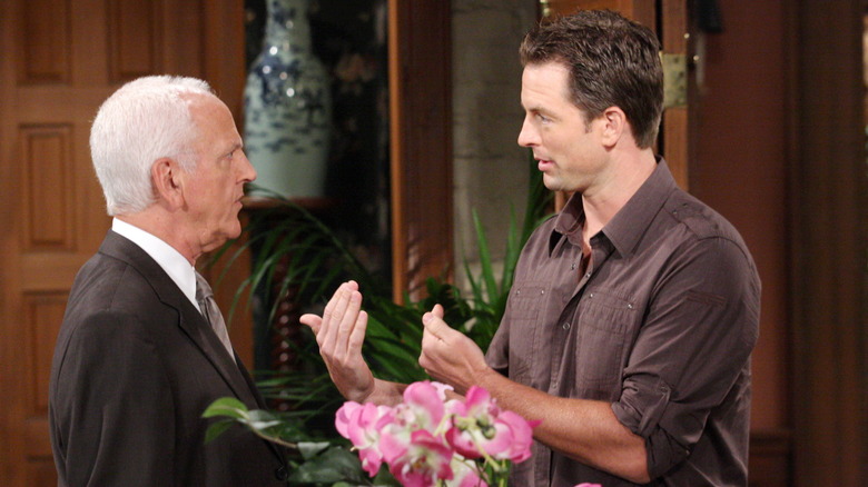 Dr. Charles Taylor and Adam Newman on "Y&R"