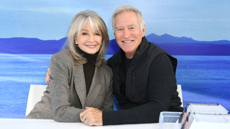 Deidre Hall and "Days of Our Lives" co-star Drake Hogestyn