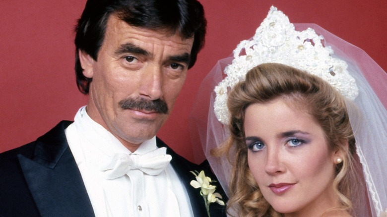 Victor and Nikki Newman wedding photo