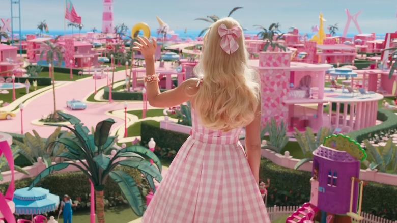 Margot Robbie's hair in Barbie